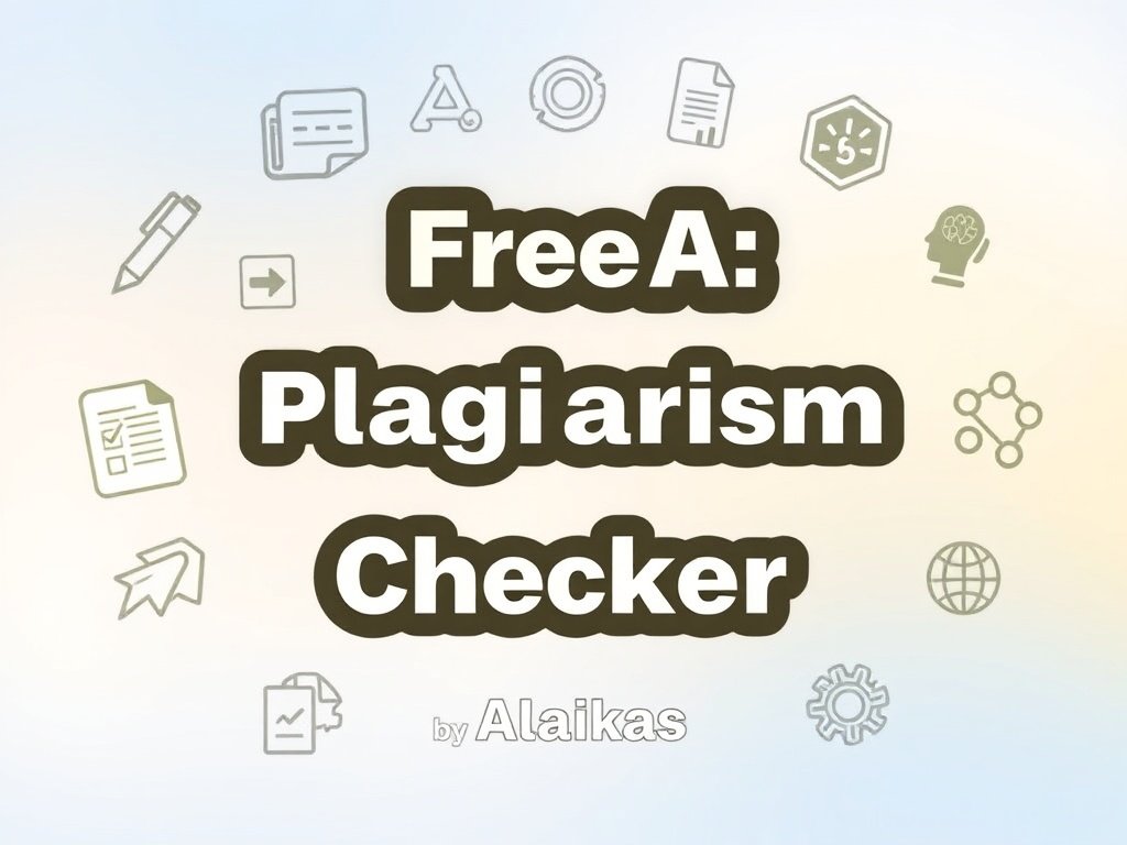 Free AI Plagiarism Checker by Alaikas: Detect Copy Instantly Online free ai plagiarism checker by alaikas